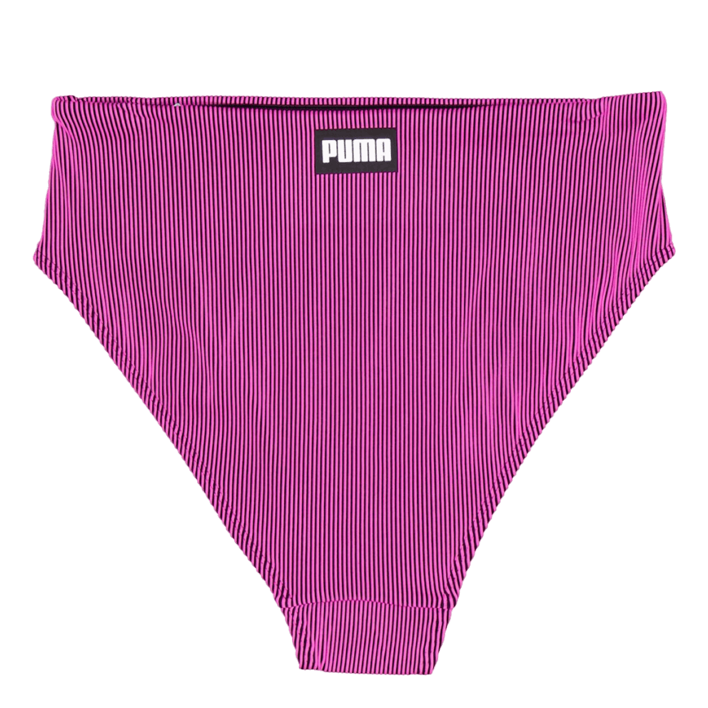 Ribbed High Waist Pink/black