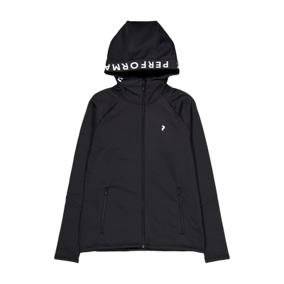 W Rider Zip Hood Black