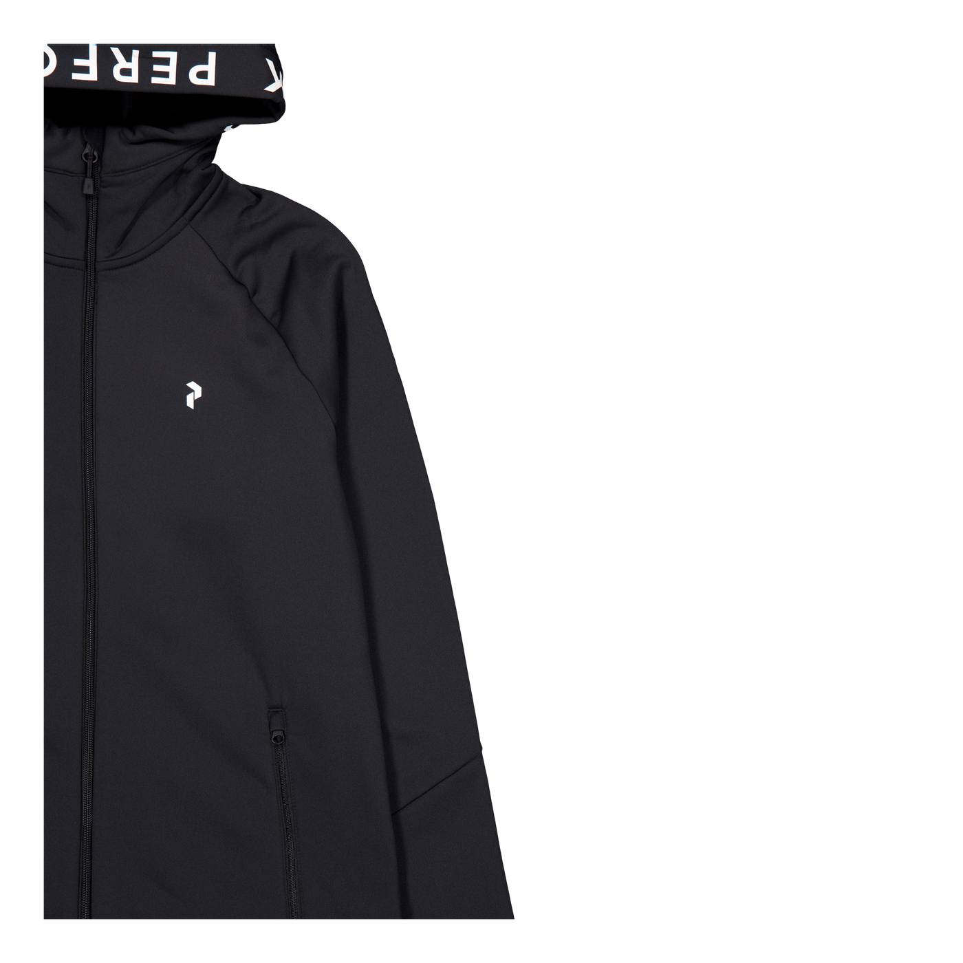 W Rider Zip Hood Black