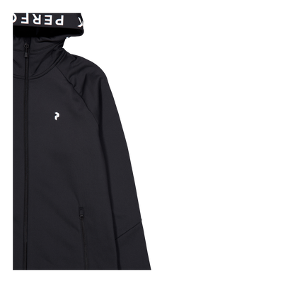 W Rider Zip Hood Black