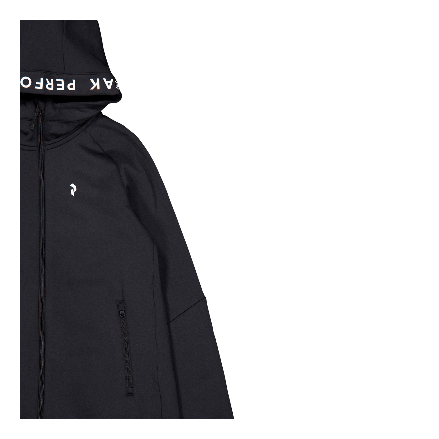 Jr Rider Zip Hood Black