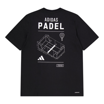 Padel Graphic Tee Black