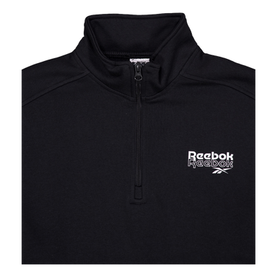 Rie 1/4 Zip Black