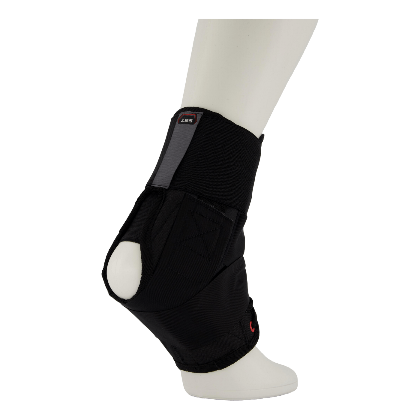 Ankle Brace W/ Straps Black