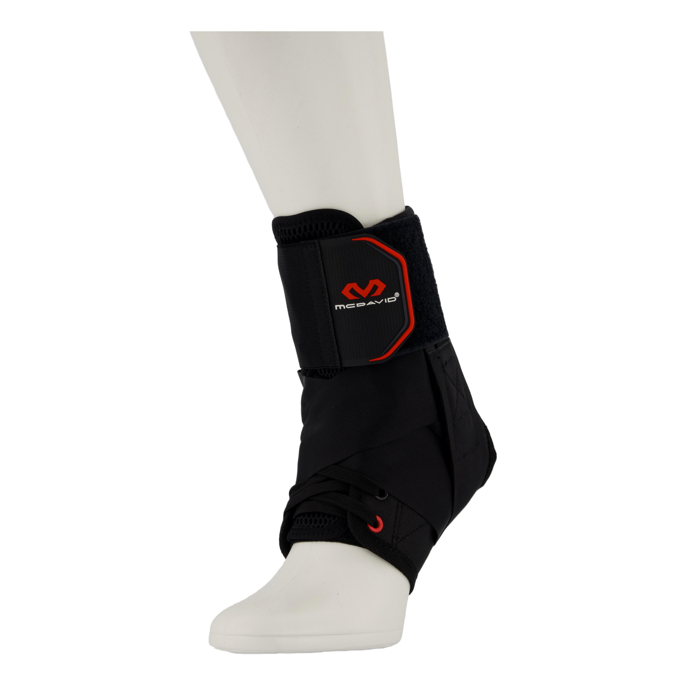 Ankle Brace W/ Straps Black