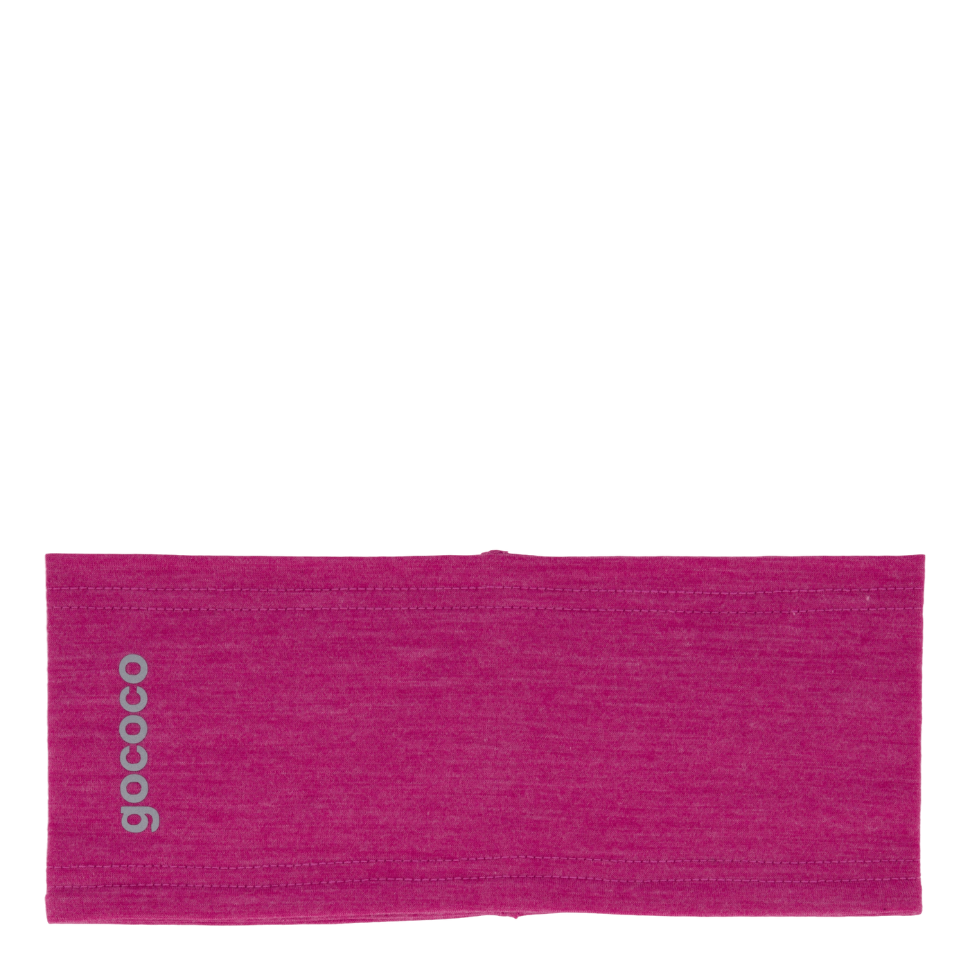 Straight Headband Wool Pink