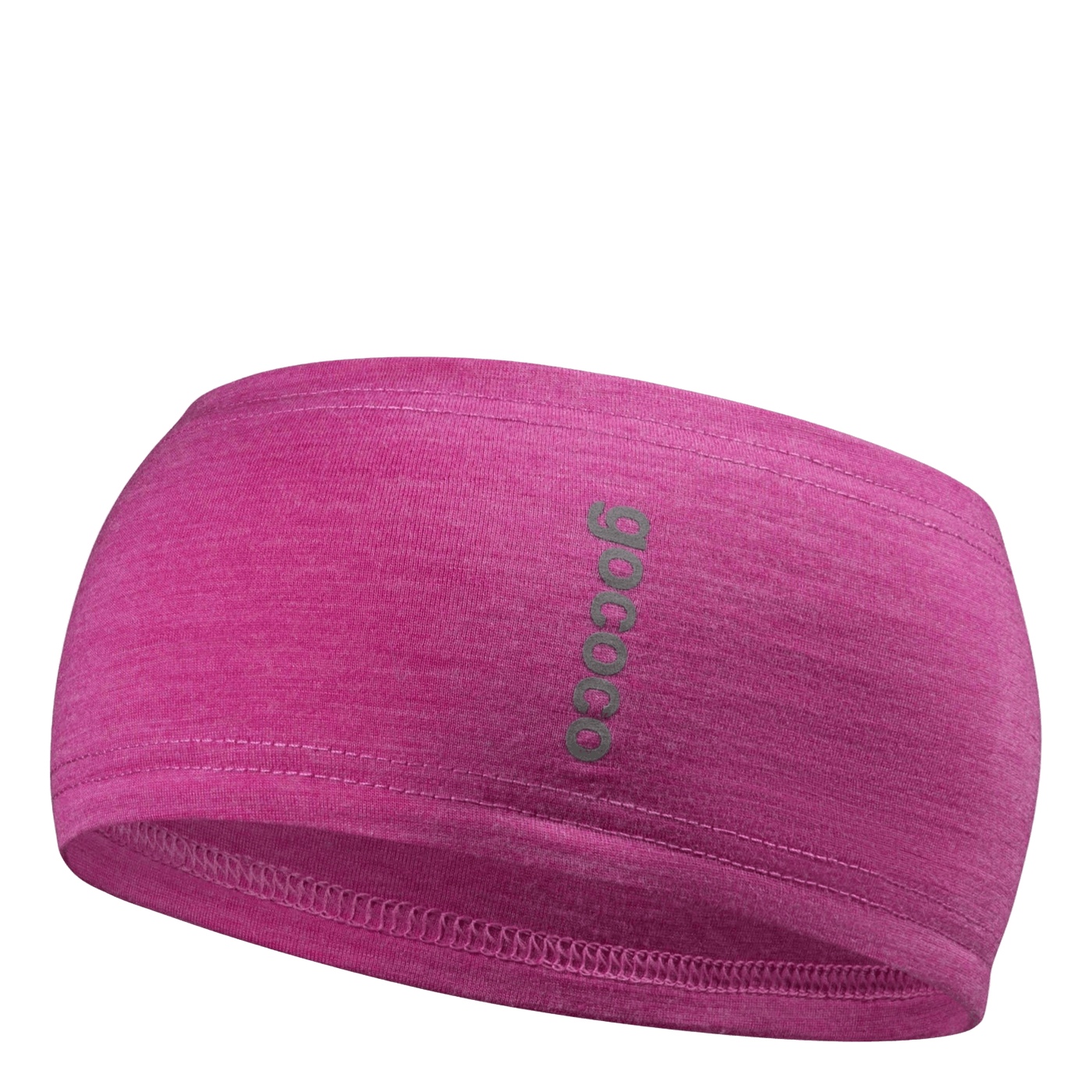 Straight Headband Wool Pink