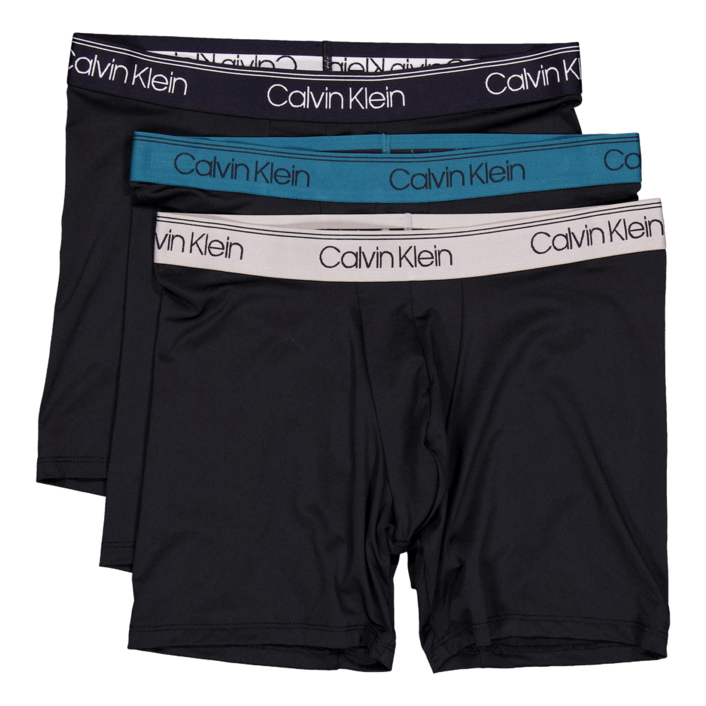 Boxer Brief 3pk B- Black, Ash, Mediterranea Wb