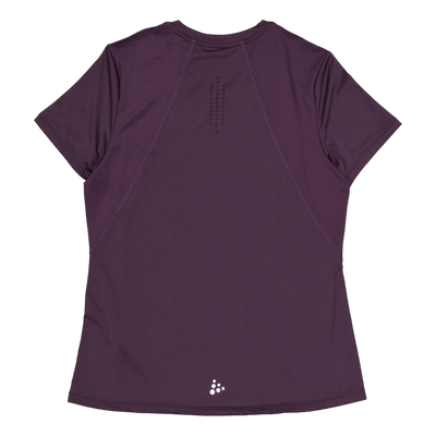 Adv Essence Ss Tee 2 W Dk Plum