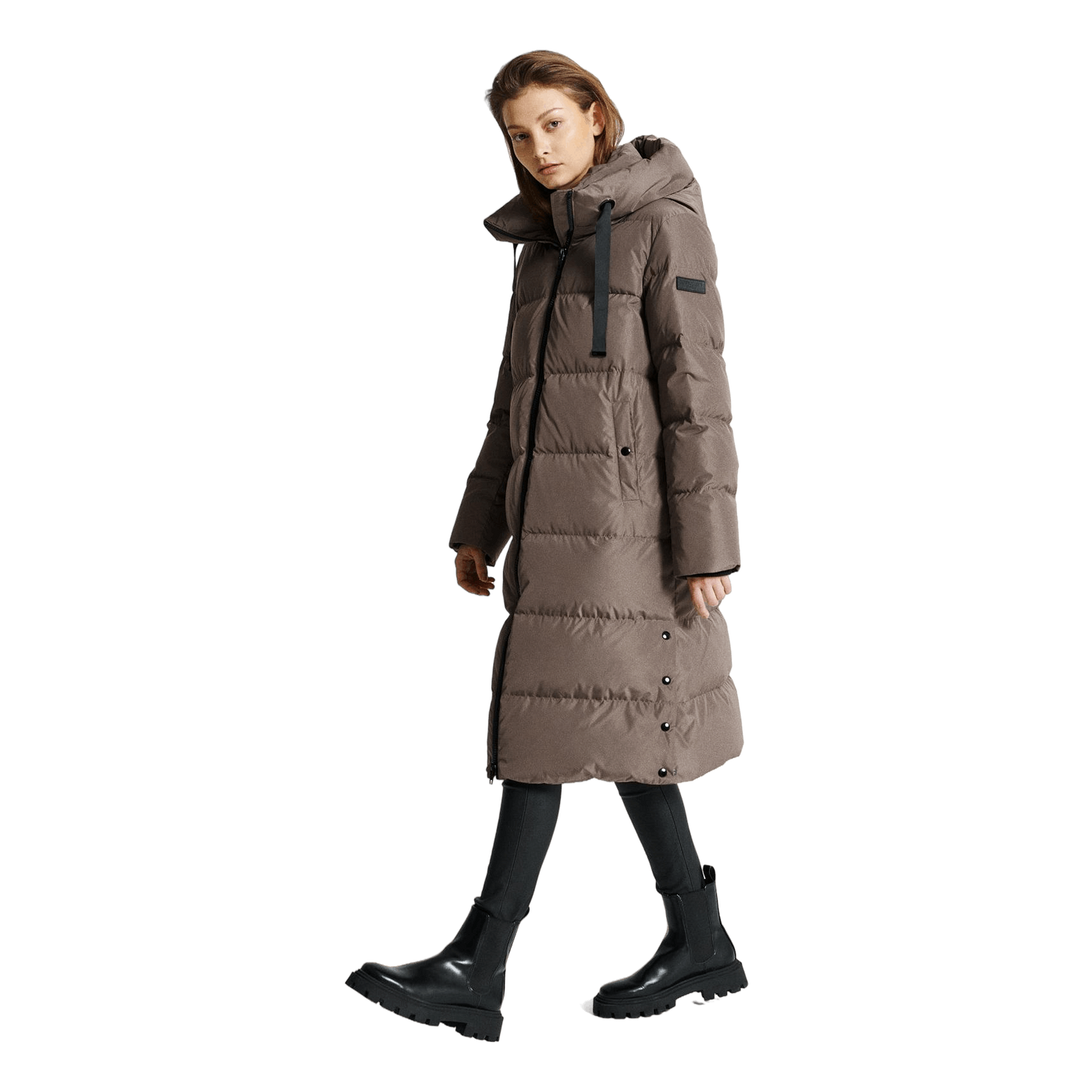 Camila Coat Mole Brown