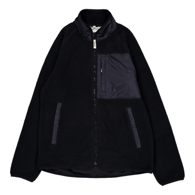 Farhult Pile Patch Jacket Black