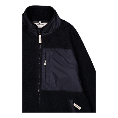 Farhult Pile Patch Jacket Black