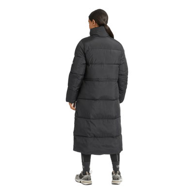 Pebble Drawstring Coat Black