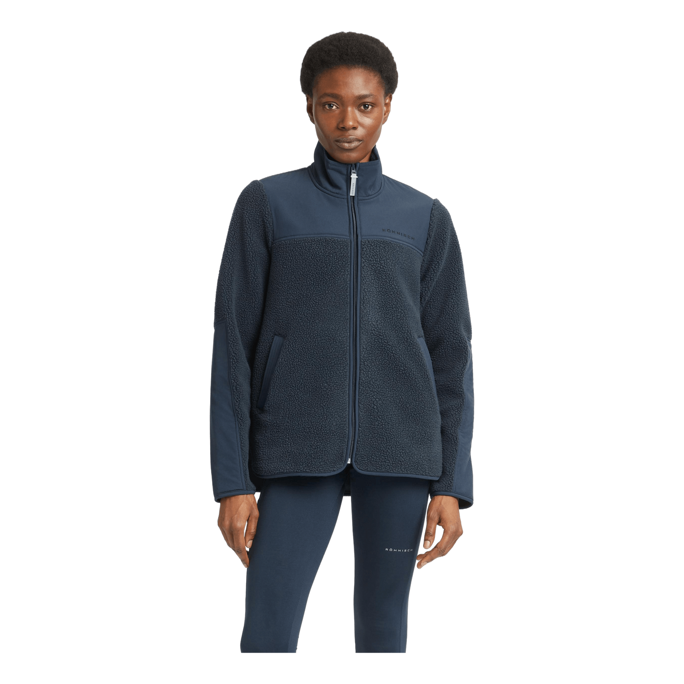 Phoebe Pile Jacket Space Navy