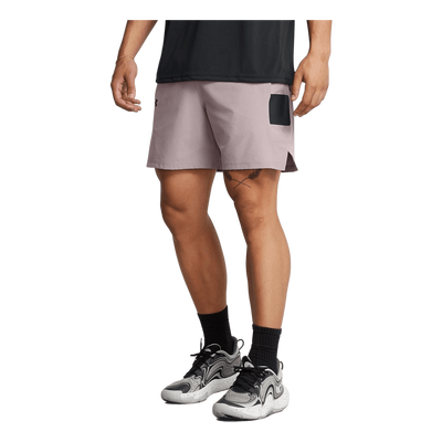 Ua Baseline Woven Short Tetra Gray