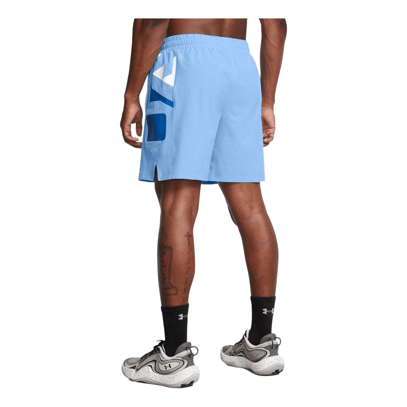 Ua Baseline Woven Short Horizon Blue