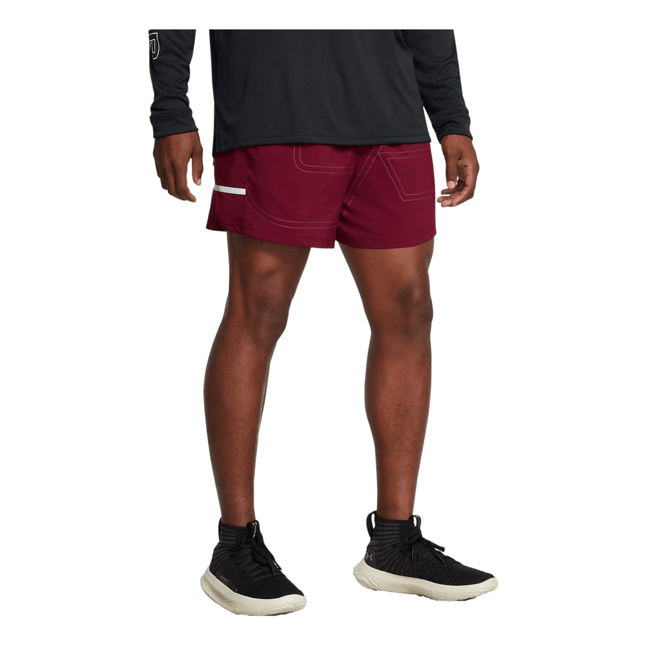 Ua Baseline Pro 5" Short Cardinal