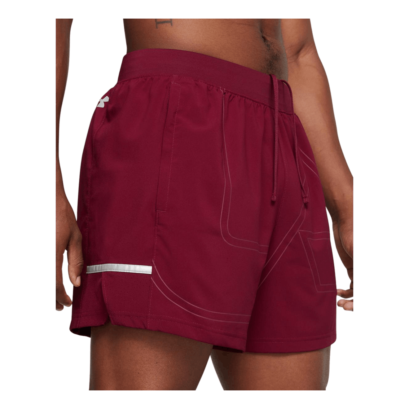 Ua Baseline Pro 5" Short Cardinal