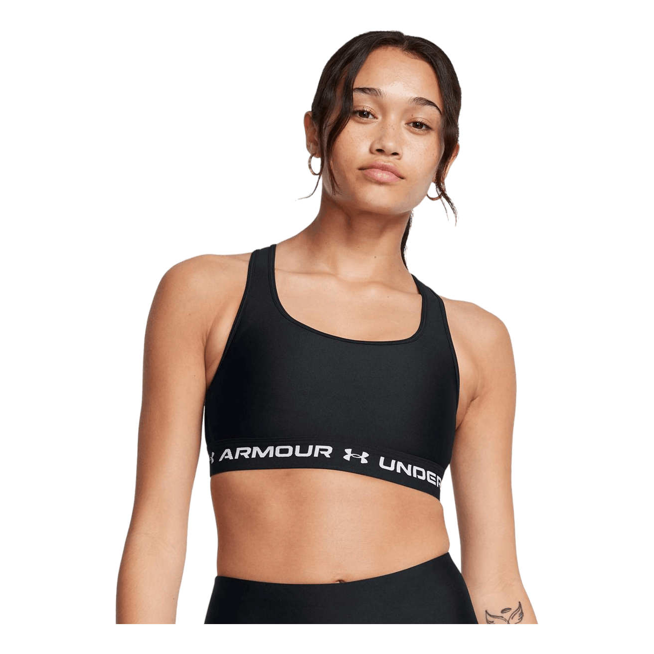 Crossback Mid Bra Black