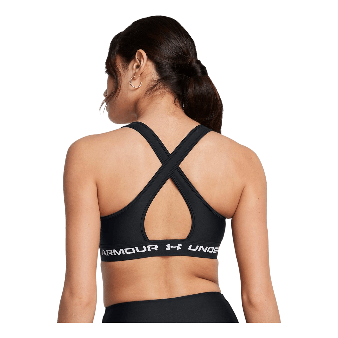 Crossback Mid Bra Black