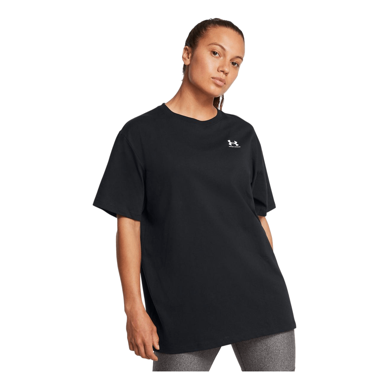 Ua W Bfos Logo Tee Ss Black