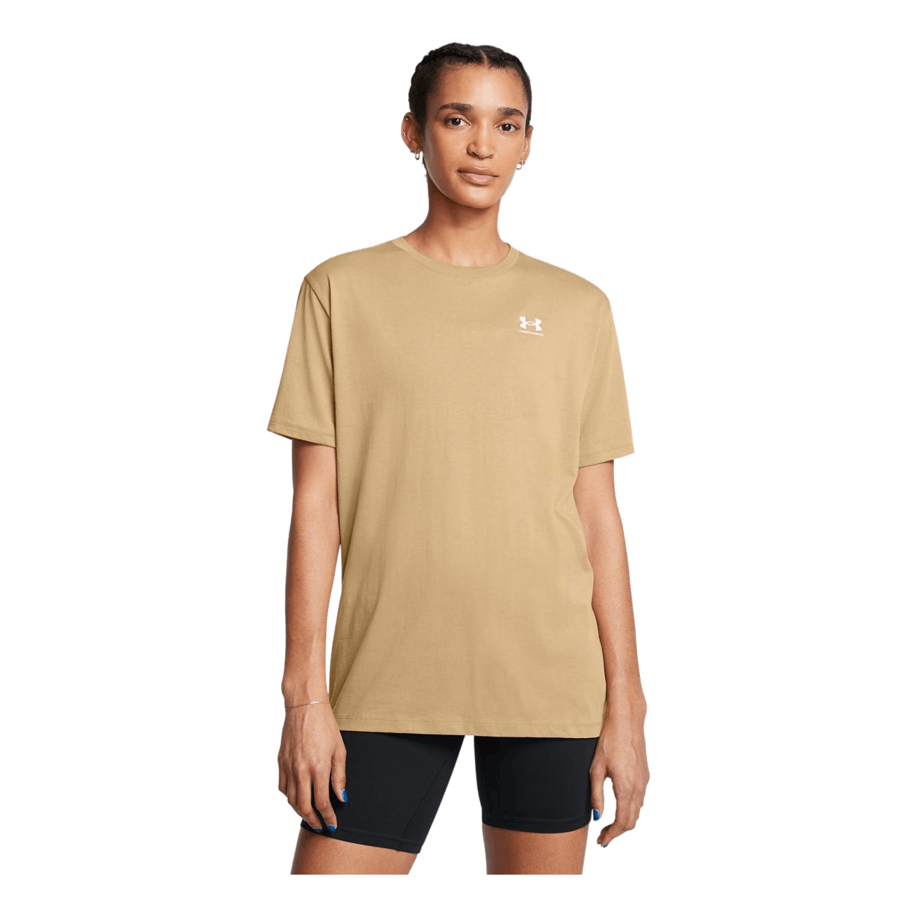 Ua W Bfos Logo Tee Ss Camel