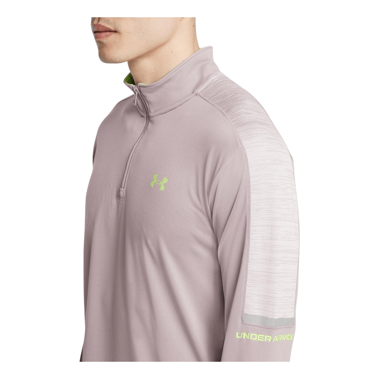 Ua Tech Utility 1/4 Zip Tetra Gray