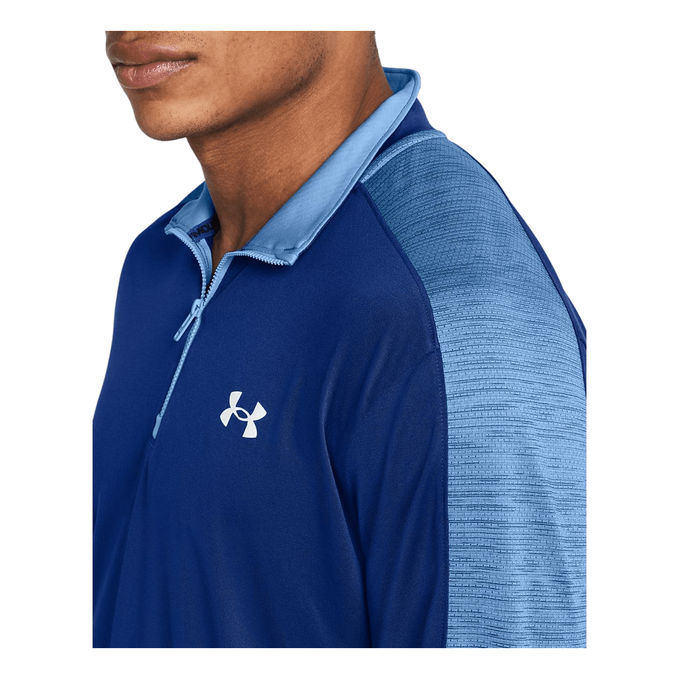 Ua Tech Utility 1/4 Zip Tech Blue