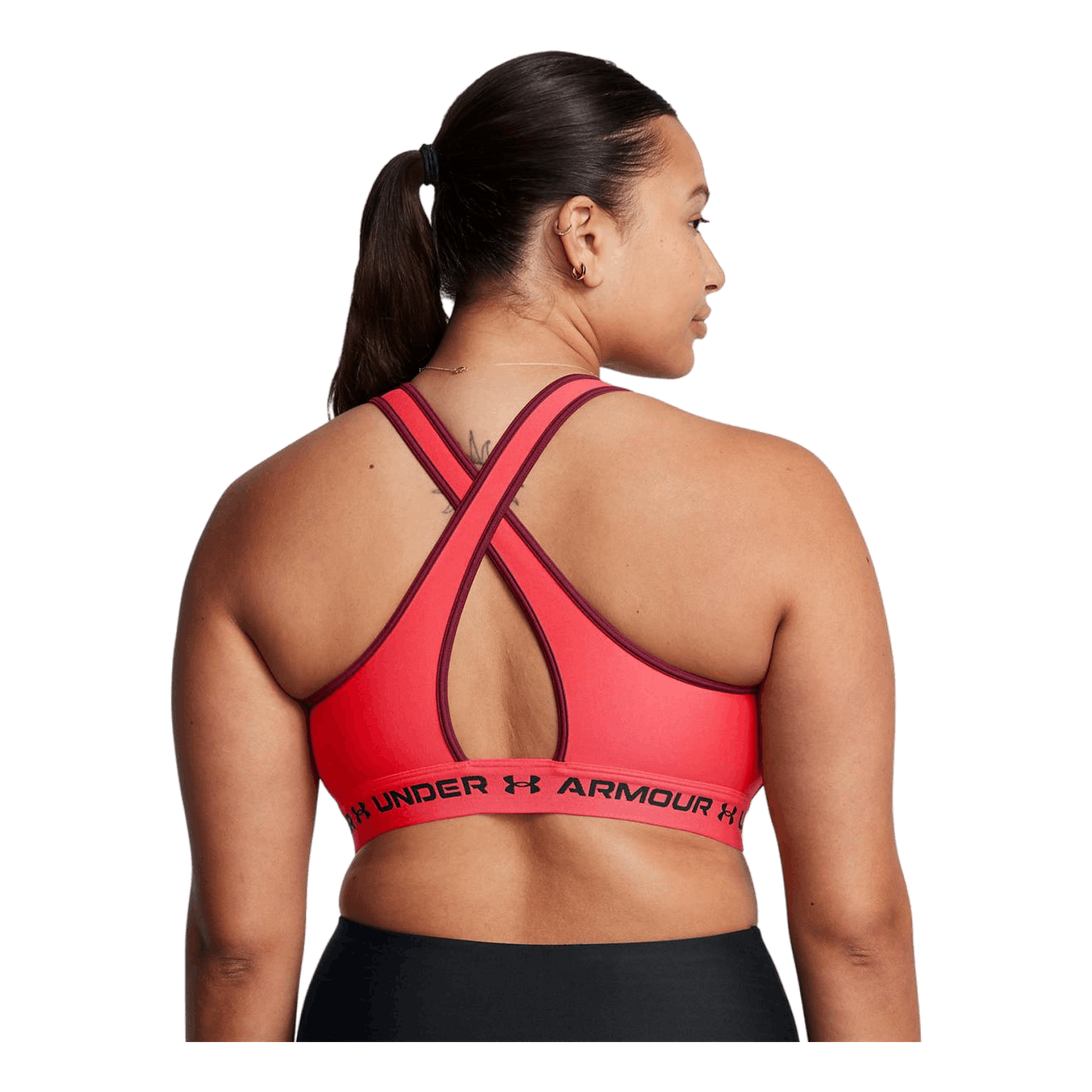 Crossback Mid Bra Racer Red