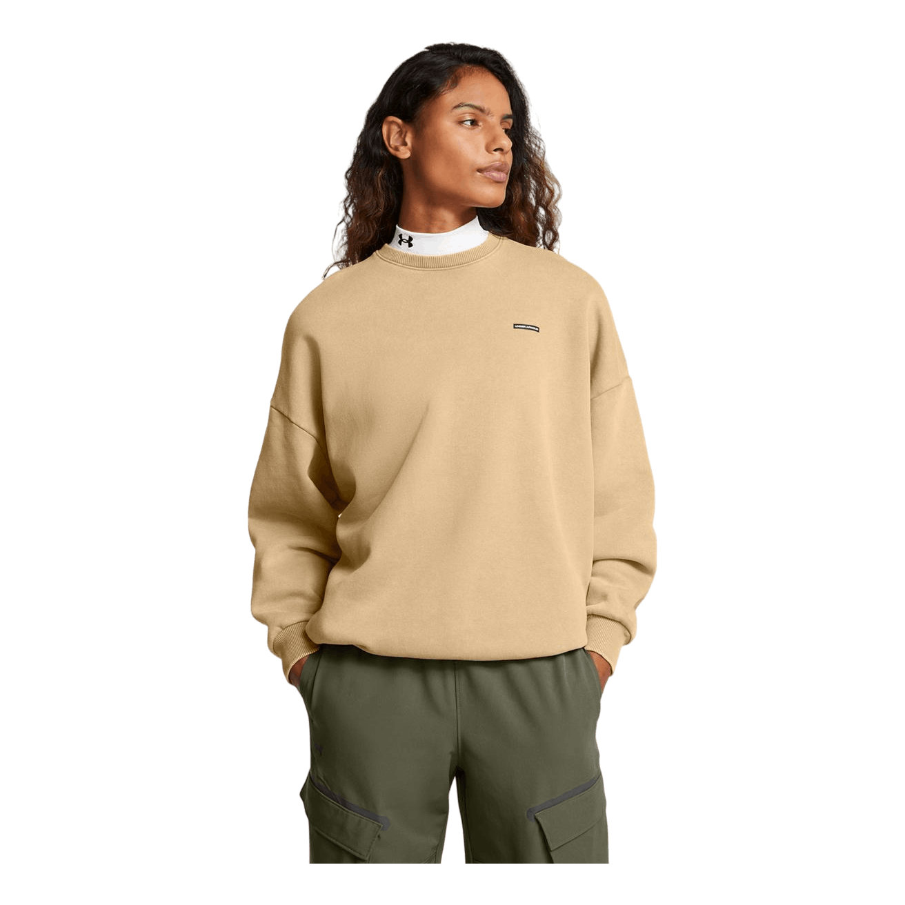 Ua Icon Hwt Flc Os Crew Camel