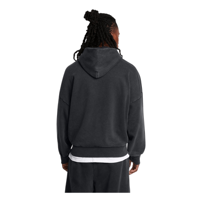 Ua Icon Hwt Flc Wash Os Hood Black