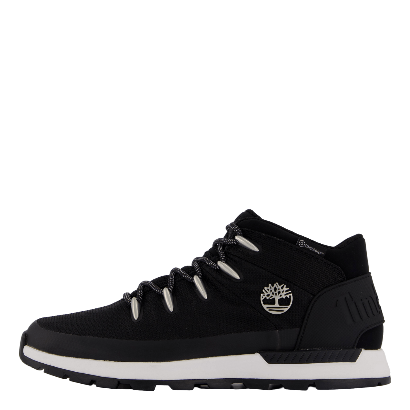 Mid Lace Up Waterproof Sneaker Jet Black