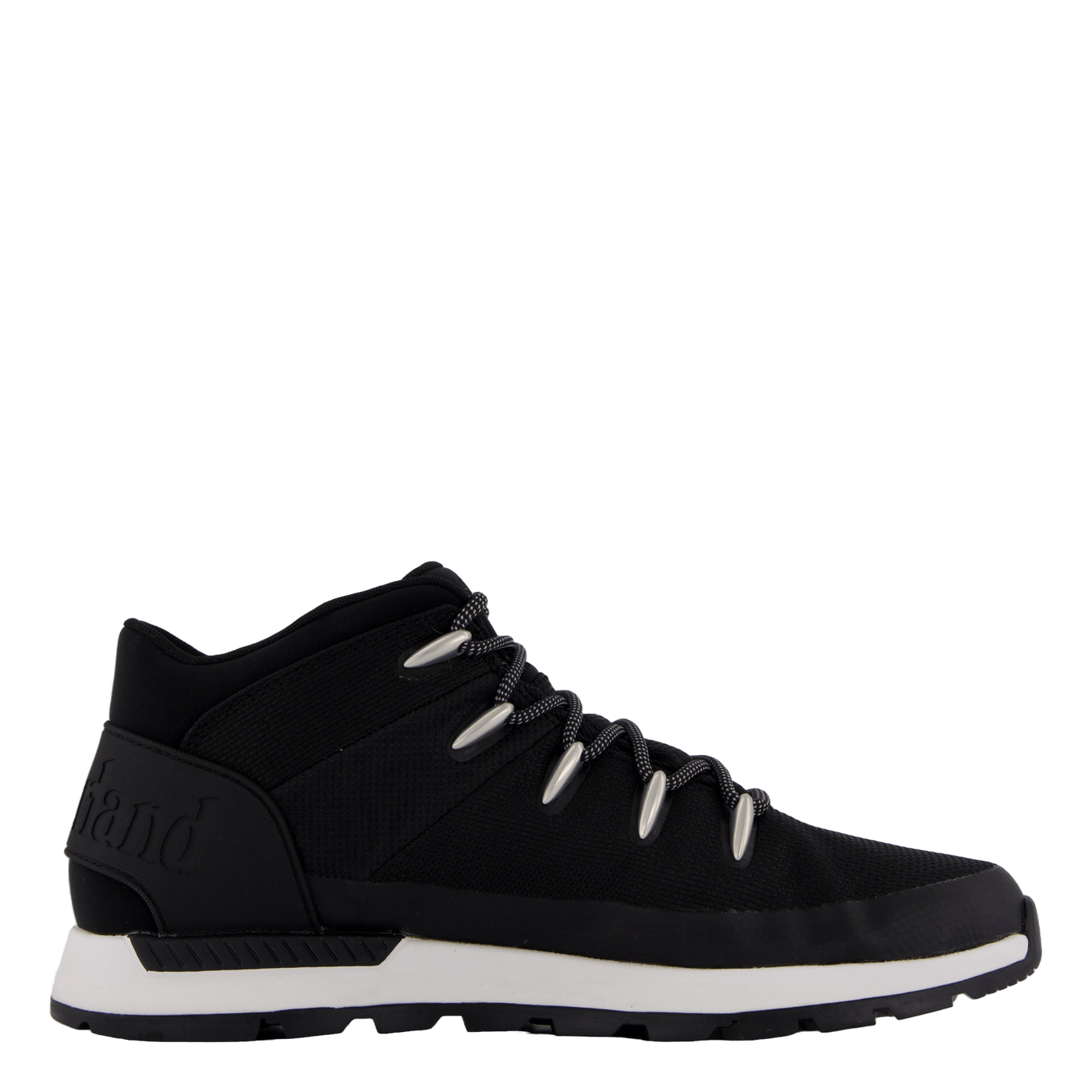 Mid Lace Up Waterproof Sneaker Jet Black