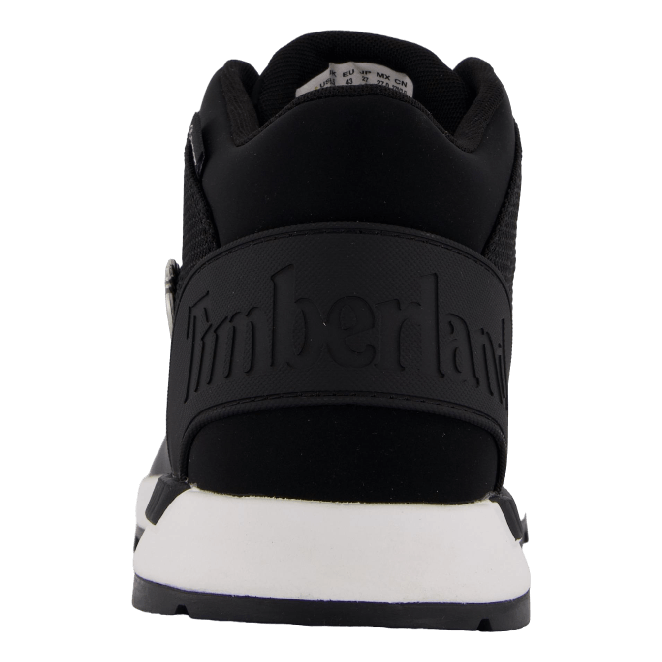 Mid Lace Up Waterproof Sneaker Jet Black