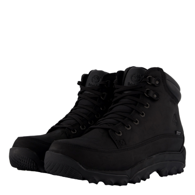 Mid Lace Up Waterproof Hiking  Black