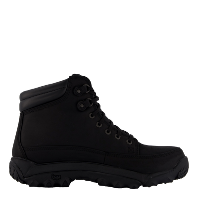 Mid Lace Up Waterproof Hiking  Black