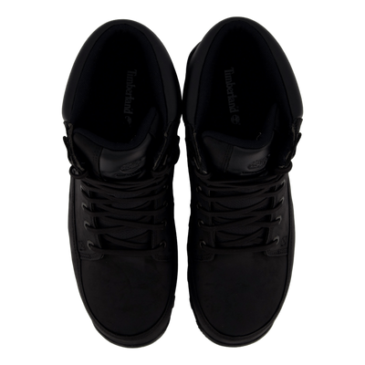 Mid Lace Up Waterproof Hiking  Black