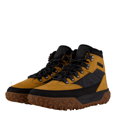 Mid Lace Up Waterproof Hiking  Wheat