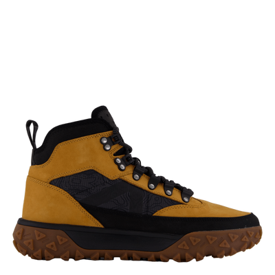 Mid Lace Up Waterproof Hiking  Wheat