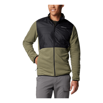 Basin Butte™ Full Zip Fleece I Stone Green, Black