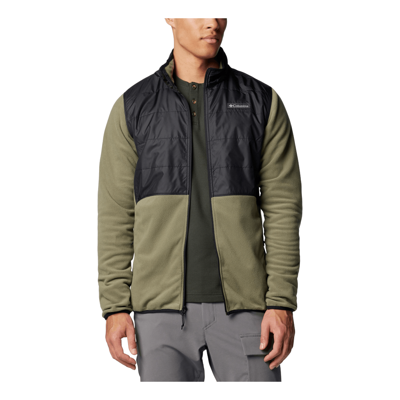 Basin Butte™ Full Zip Fleece I Stone Green, Black