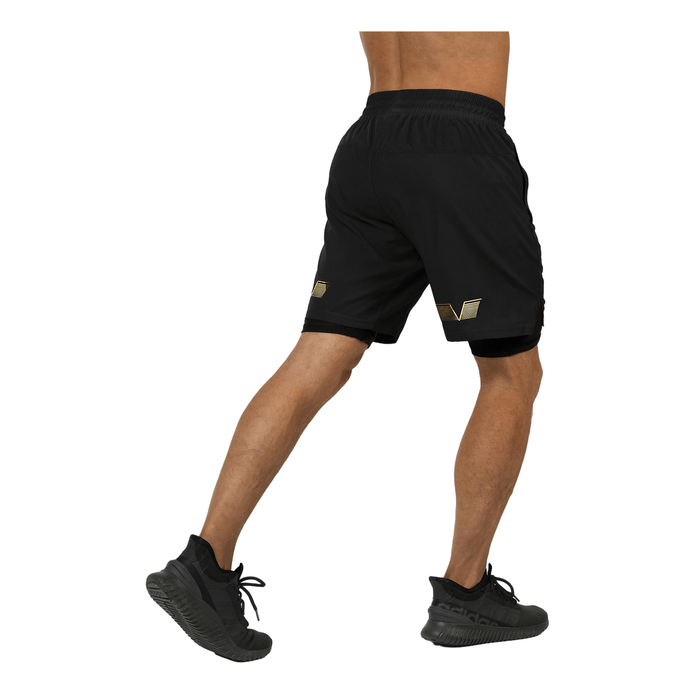 Performance Shorts Black&gold