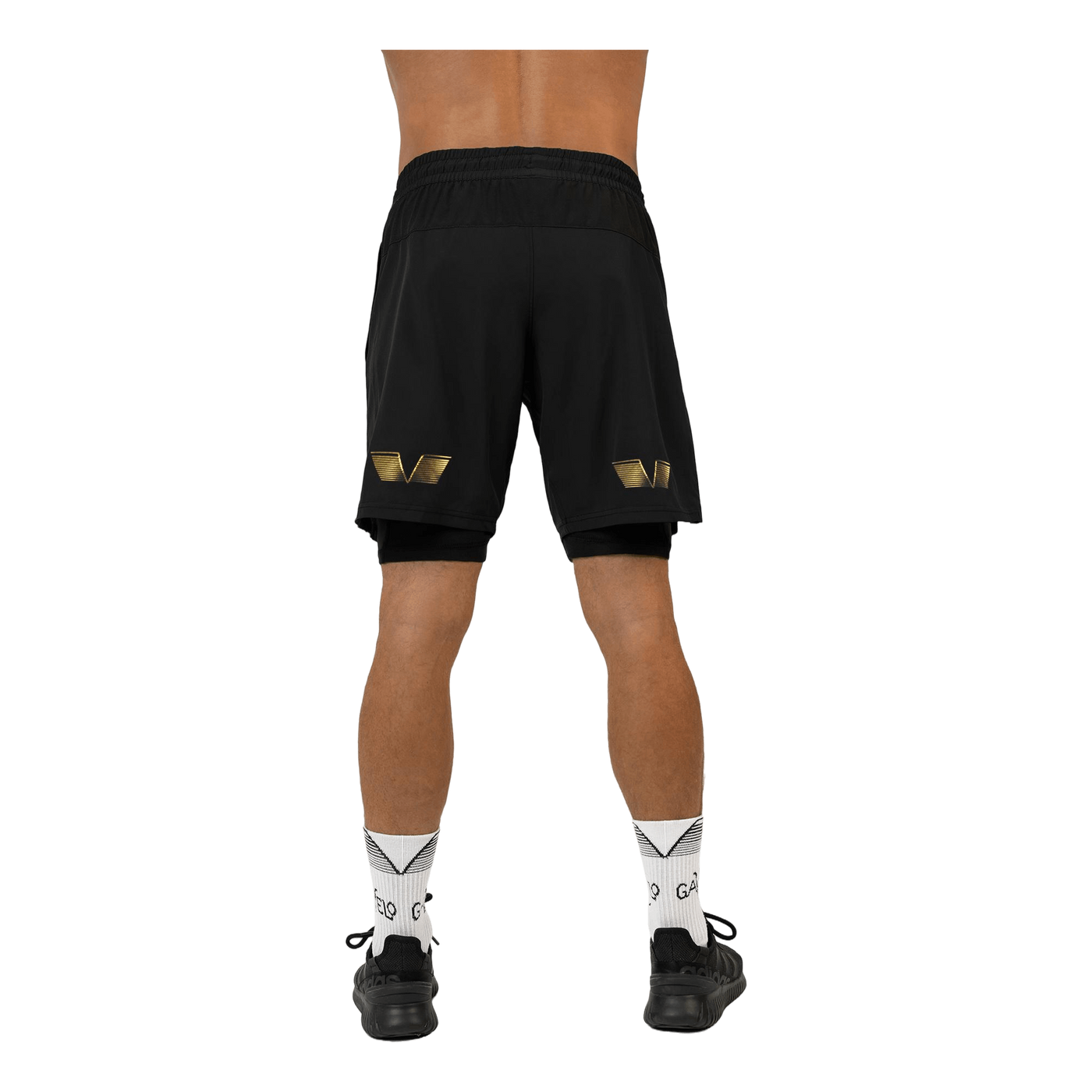 Performance Shorts Black&gold