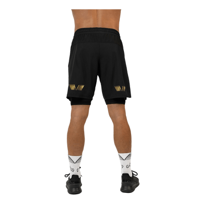 Performance Shorts Black&gold