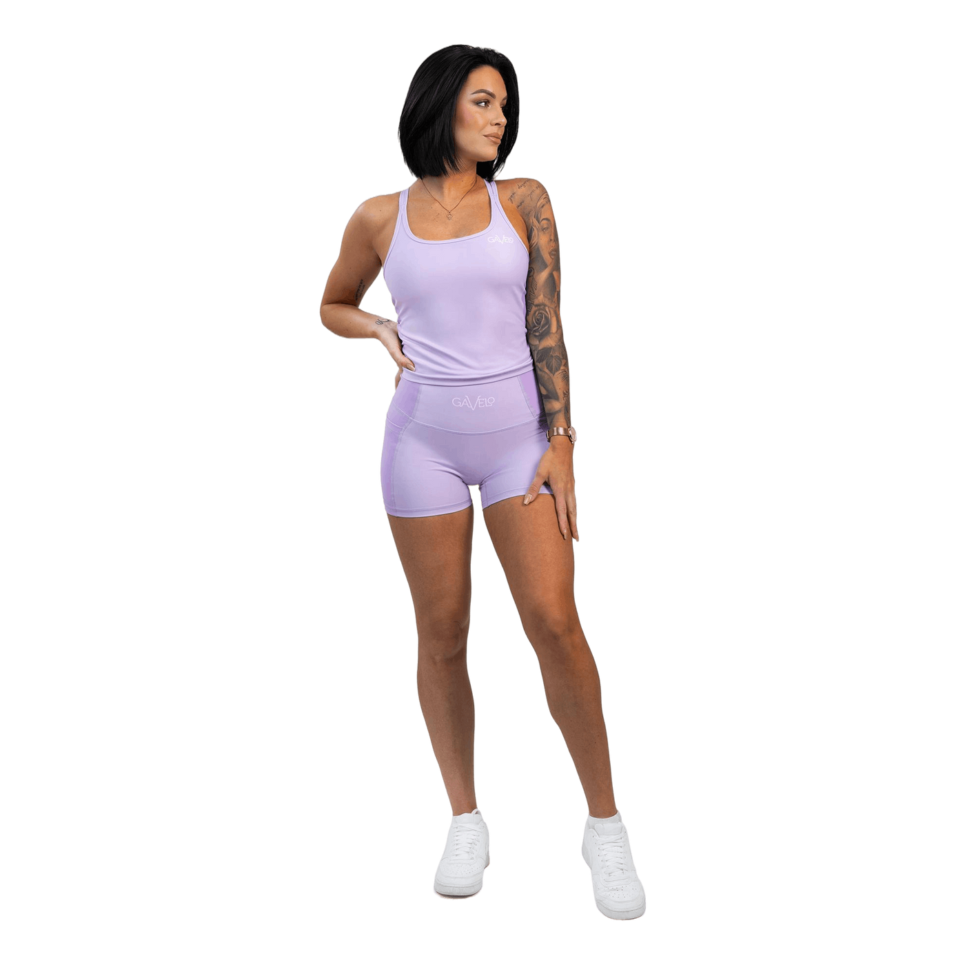 Pastel Paradise Shorts Lilac