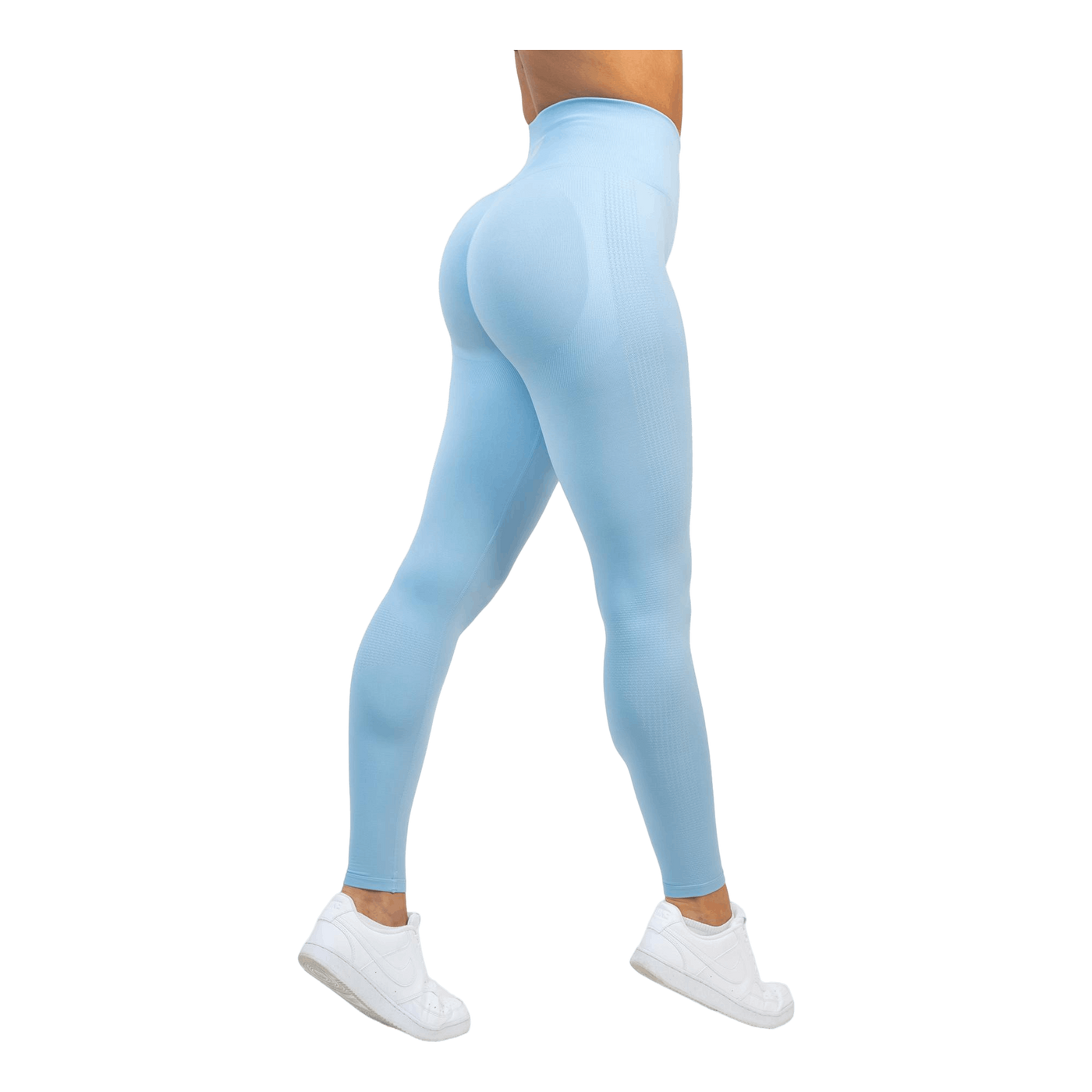 Seamless Booster Tights Sky Blue