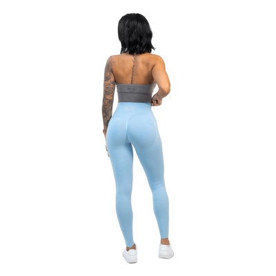 Seamless Booster Tights Sky Blue