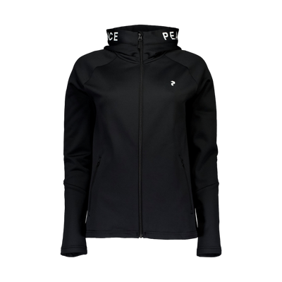 W Rider Zip Hood Black