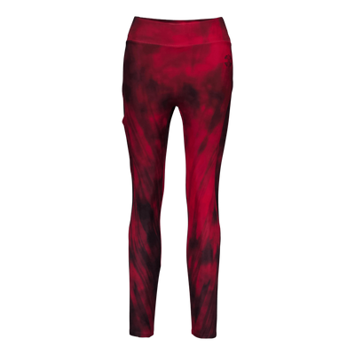 High Waist Leggings Chili Red Grunge Melange