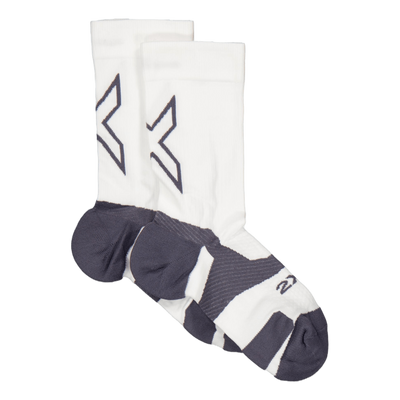 Vectr Light Cushion Crew Sock White/grey